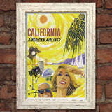 CALIFORNIA VINTAGE RETRO TRAVEL Poster Nostalgic Home Art Print Wall Decor #24