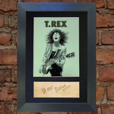 MARC BOLAN T-Rex Signed Autograph Mounted Photo Repro A4 Print 485