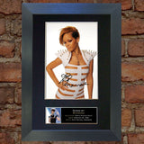 RIHANNA Mounted Signed Photo Reproduction Autograph Print A4 246