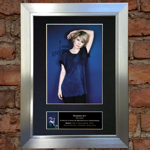 DIDO Mounted Signed Photo Reproduction Autograph Print A4 324