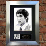 BRUCE LEE No2 Signed Autograph Mounted Photo Repro A4 Print 768