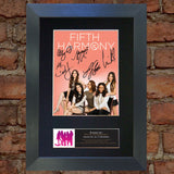 FIFTH HARMONY Autograph Mounted Signed Photo Reproduction Print A4 577