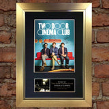 TWO DOOR CINEMA CLUB Mounted Signed Photo Reproduction Autograph Print A4 281