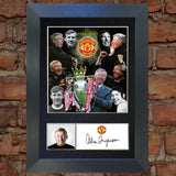 ALEX FERGUSON Mounted Signed Photo Reproduction Autograph Print A4 343