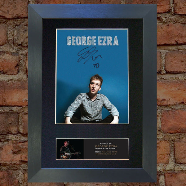 GEORGE EZRA Signed Autograph Mounted Photo Repro A4 Print 549
