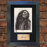 BOB MARLEY Autograph Mounted Photo Reproduction QUALITY PRINT A4 62