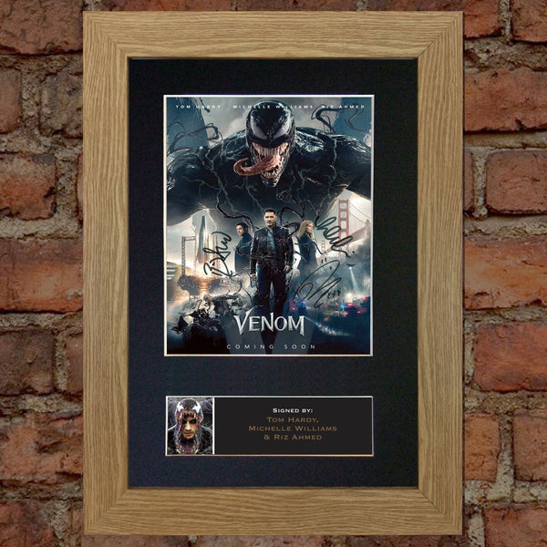 VENOM No2 Hardy Williams Ahmed Signed Mounted Autograph Photo Prints A4 767
