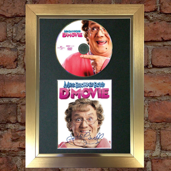 MRS BROWNS BOYS D' MOVIE Dvd Signed Cover Repro MOUNTED A4 Autograph Print (61)