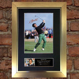 SEVE BALLESTEROS Mounted Signed Photo Reproduction Autograph Print A4 53