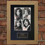 LED ZEPPELIN No1 Mounted Signed Photo Reproduction Autograph Print A4 206