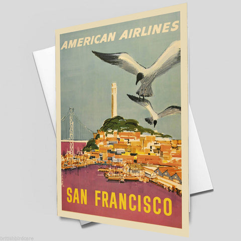 SAN FRANCISCO #3 VINTAGE RETRO TRAVEL Poster Nostalgic Home Print Wall Decor #68