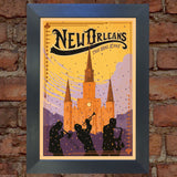 NEW ORLEANS VINTAGE RETRO TRAVEL Poster Nostalgic Home Print Wall Art Decor #58