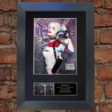 SUICIDE SQUAD Harley Quinn Signed Autograph Mounted Photo Repro A4 Print 618