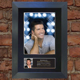 SIMON COWELL Mounted Signed Photo Reproduction Autograph Print A4 13
