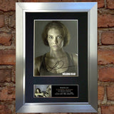 MAGGIE GREENE The Walking Dead Signed Autograph Mounted Photo Repro A4 Print 635