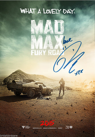 MAD MAX Fury Road Tom Hardy Quality Signed Autograph VERY RARE Movie Film POSTER