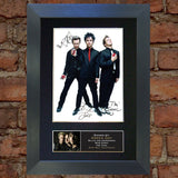 GREEN DAY Signed Autograph Mounted Photo Reproduction A4 196