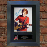 ED SHEERAN No2 Mounted Signed Photo Reproduction Autograph Print A4 80
