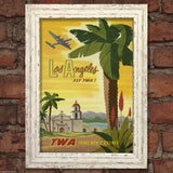 LOS ANGELES VINTAGE RETRO TRAVEL Poster Nostalgic Home Print Wall Decor #53