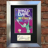 ROALD DAHL The Witches Book Cover Autograph Signed Mounted Print 686