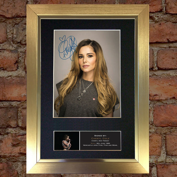 CHERYL COLE Mounted Signed Photo Reproduction Autograph Print A4 237