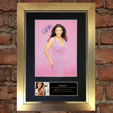 CATHERINE ZETA JONES Mounted Signed Photo Reproduction Autograph Print A4 253