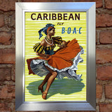 CARIBBEAN VINTAGE RETRO TRAVEL Poster Nostalgic Home Art Print Wall Decor #26