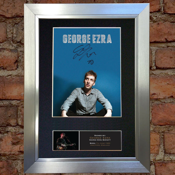 GEORGE EZRA Signed Autograph Mounted Photo Repro A4 Print 549
