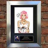 NICKI MINAJ Mounted Signed Photo Reproduction Autograph Print A4 212