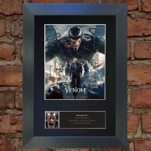 VENOM No2 Hardy Williams Ahmed Signed Mounted Autograph Photo Prints A4 767