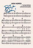 Panic at the Disco High Hopes Signed Music Sheet Album Autograph Print #802