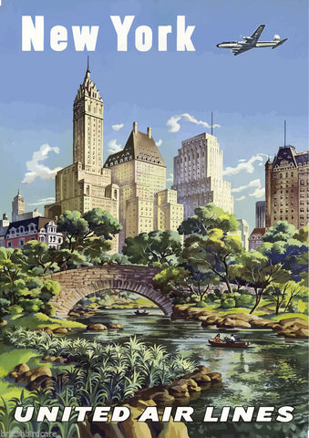 NEW YORK #4 VINTAGE RETRO TRAVEL Poster Nostalgic Home Print Wall Art Decor #62