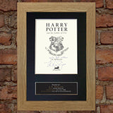 J K ROWLING harry potter Autograph Mounted Photo Reproduction PRINT A4 412