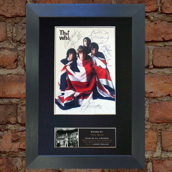 THE WHO Keith Moon Signed Autograph Rare Mounted Photo Repro A4 Print 448