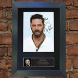 TOM HARDY Quality Signed Mounted Autograph Photo Print (A4) 580