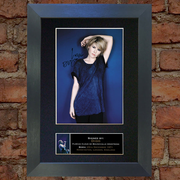 DIDO Mounted Signed Photo Reproduction Autograph Print A4 324