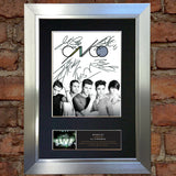 CNCO Band Photo Autograph Mounted Signed Reproduction Print Camacho A4 781