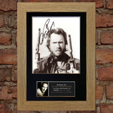 CLINT EASTWOOD Mounted Signed Photo Reproduction Autograph Print A4 5