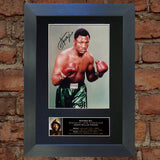 JOE FRAZIER Mounted Signed Photo Reproduction Autograph Print A4 57