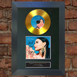 #187 KASEY MUSGRAVES Golden Hour GOLD DISC Album Signed Autograph Mounted Print
