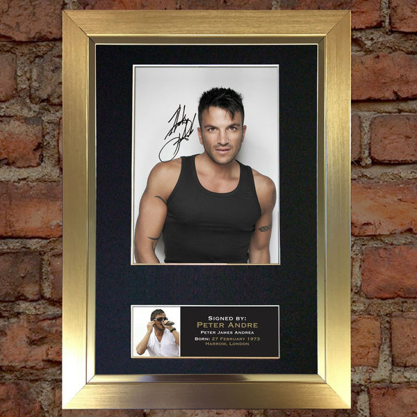 PETER ANDRE No1 Autograph Mounted Signed Photo Reproduction Print A4 165