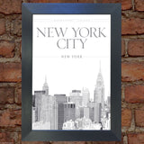 NEW YORK #3 VINTAGE RETRO TRAVEL Poster Nostalgic Home Print Wall Art Decor #61