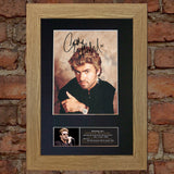 #2 GEORGE MICHAEL Memorial Signed Autograph Mounted Photo Repro PRINT A4 651