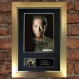 GLENN RHEE The Walking Dead Signed Autograph Mounted Photo Repro A4 Print 631