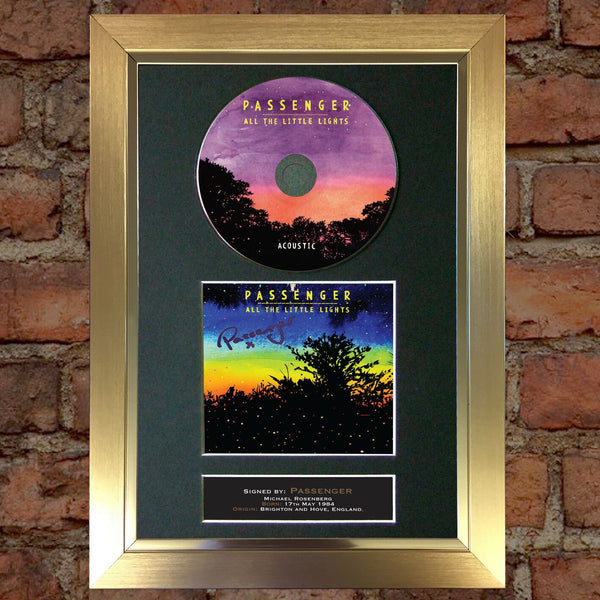 PASSENGER Album Signed CD COVER MOUNTED A4 Autograph Repro Print 38