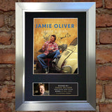 JAMIE OLIVER Mounted Signed Photo Reproduction Autograph Print A4 15