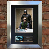 BATMAN AND JOKER bale Signed Autograph Mounted Photo REPRODUCTION PRINT A4 382