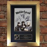 MOTORHEAD Signed Autograph Mounted Photo Reproduction A4 Print 472