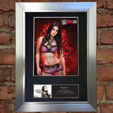 PAIGE WWE Quality Autograph Mounted Photo Repro Print A4 582
