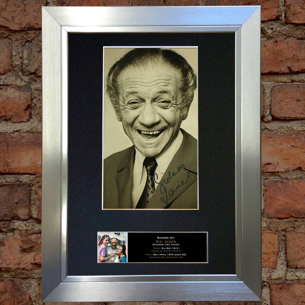 SID JAMES Carry On Signed Autograph Mounted Photo Repro A4 Print 467